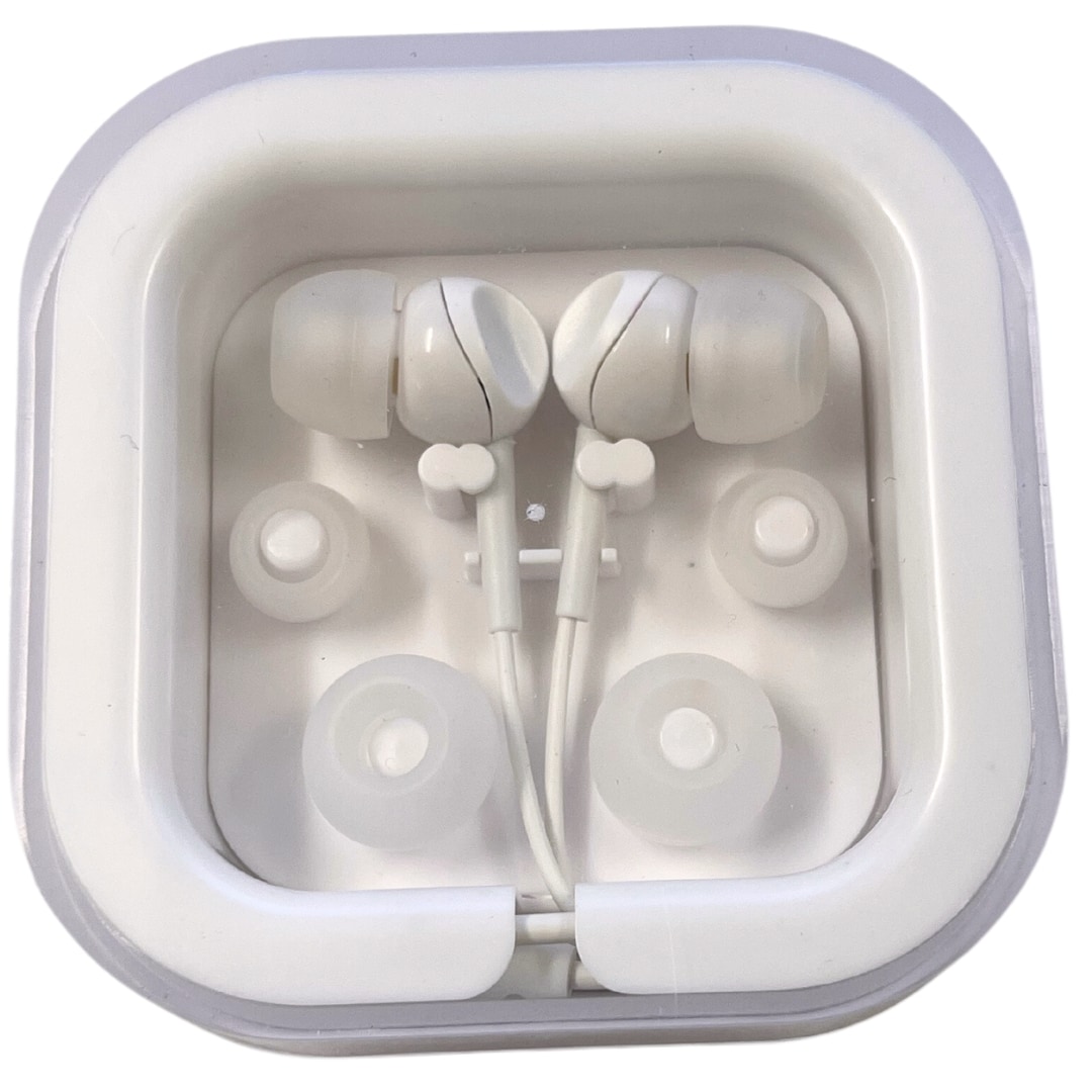 Kopfhörer 3.5mm Klinkenanschluss ohne Mikrofon mit Silikon-Ohrpassstücken in diverse Grössen