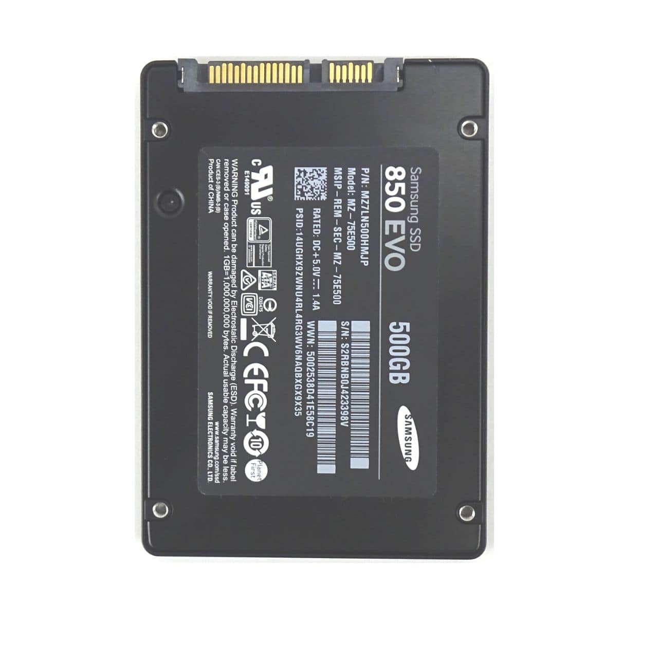 500 GB Festpatte 2.5" SSD - gebraucht