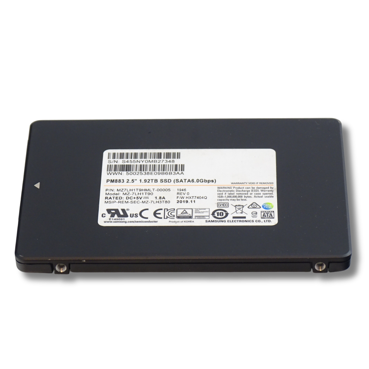 2.5" SATA SSD 1.9 TB Interne Festplatte