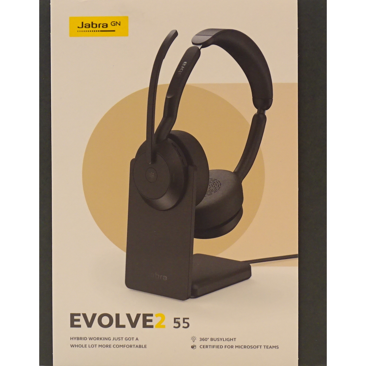 Jabra EVOLVE2 55 link380a MS stereo stand