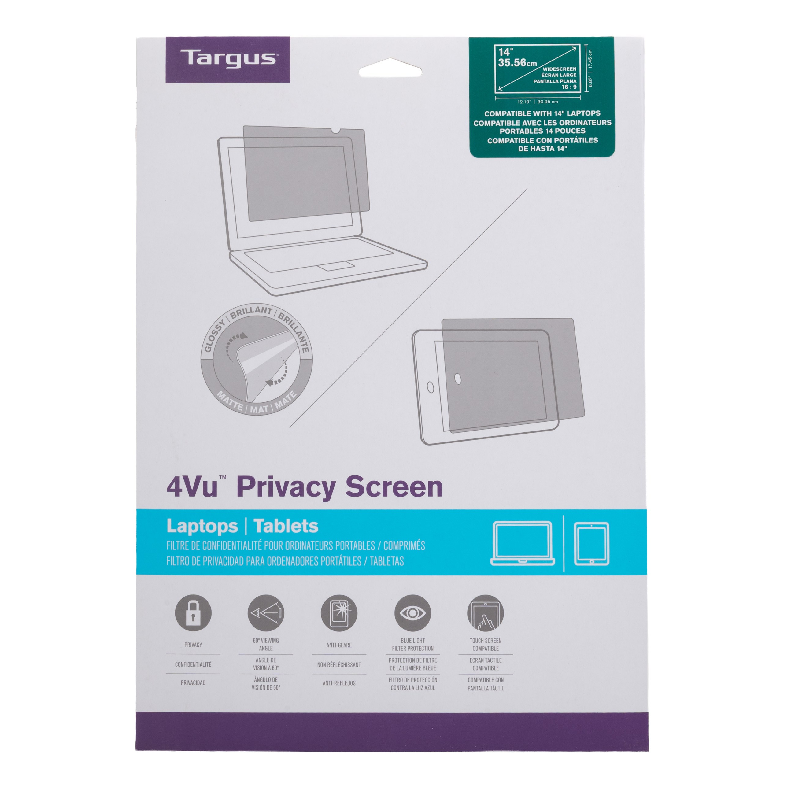Diverse Privacy Filter für 14 Zoll Laptops