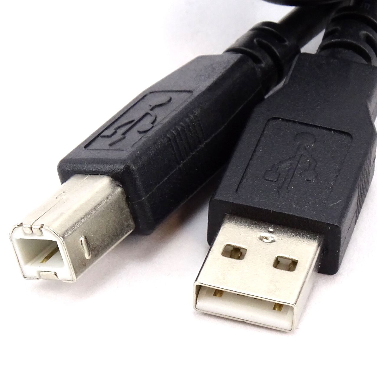 USB 2 Typ A auf Typ B Kabel - Schwarz - Gebraucht - Sehr gut