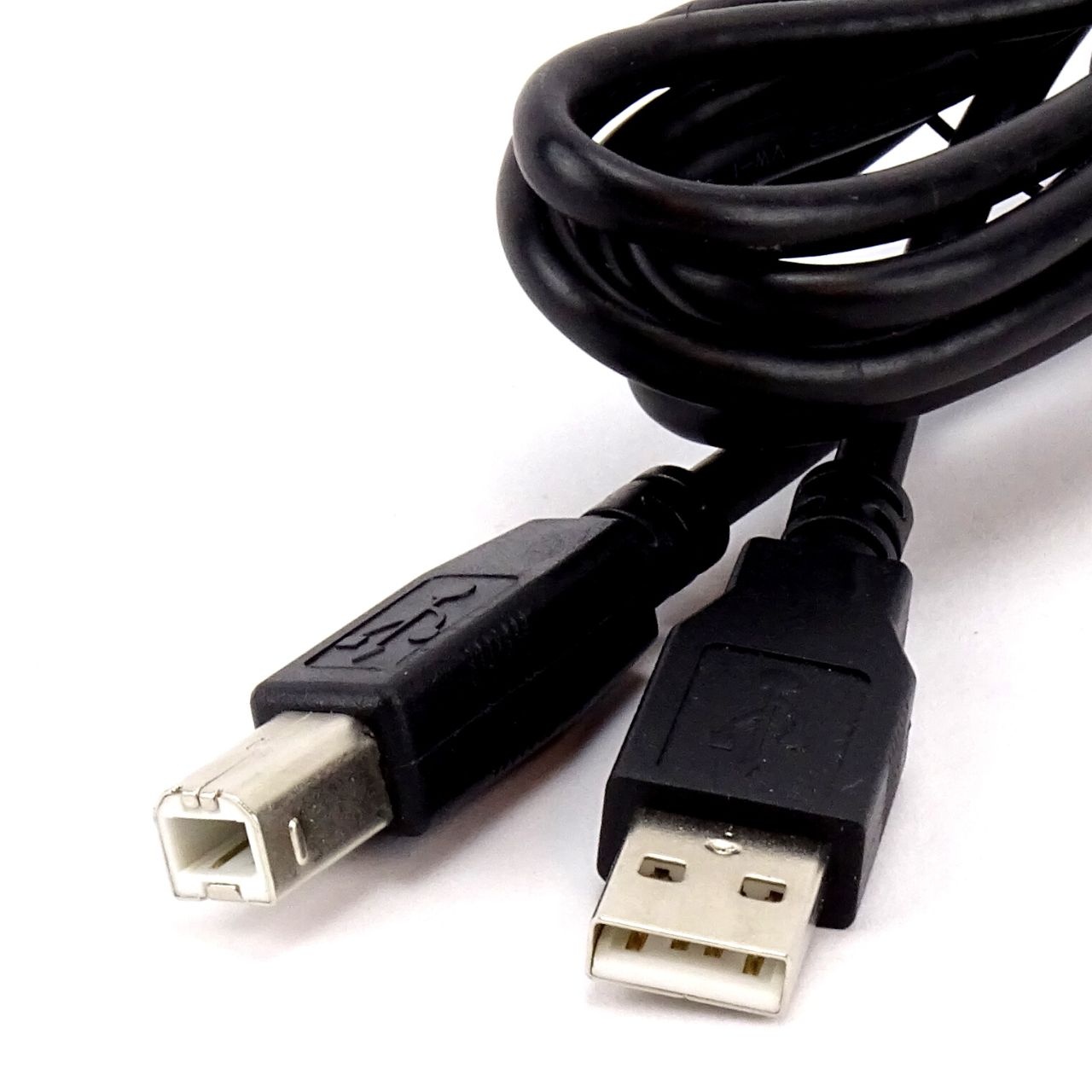 USB 2 Typ A auf Typ B Kabel - Schwarz - Gebraucht - Sehr gut