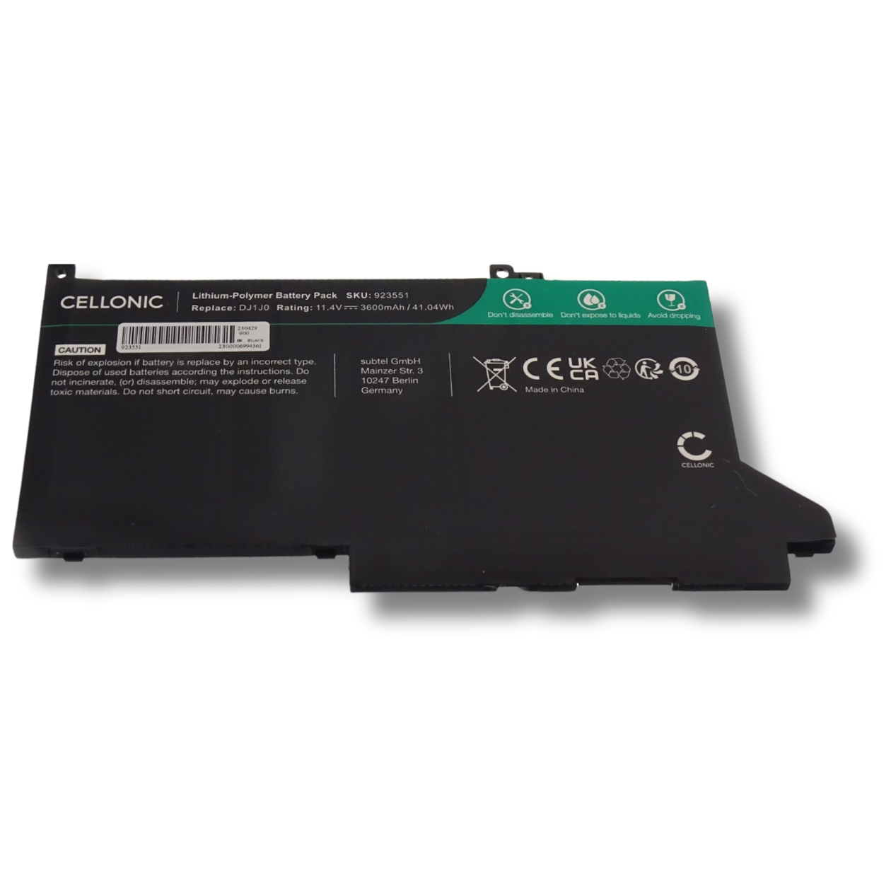 Cellonic Ersatzakku für Dell Laptop